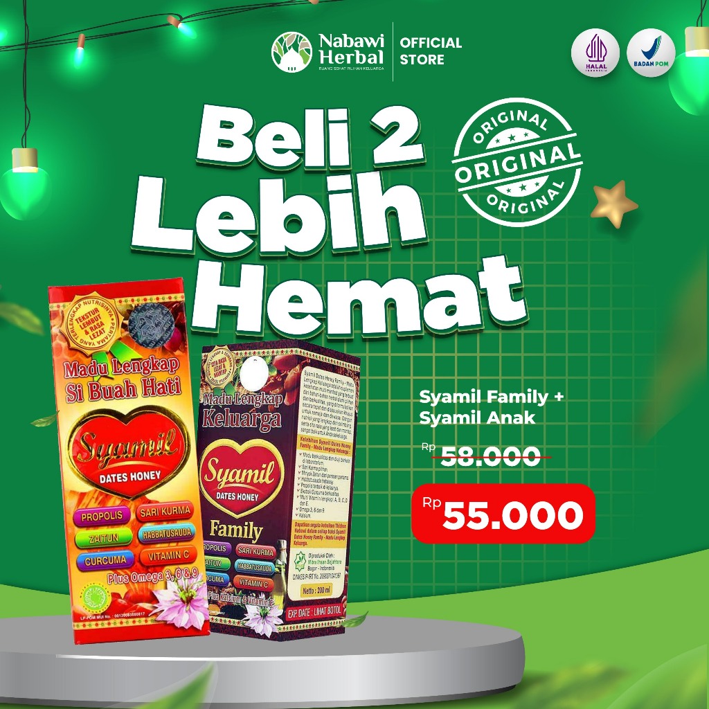 

BELI 2 LEBIH HEMAT - Syamil Family Dan Anak Madu Keluarga - Madu Sehat Keluarga