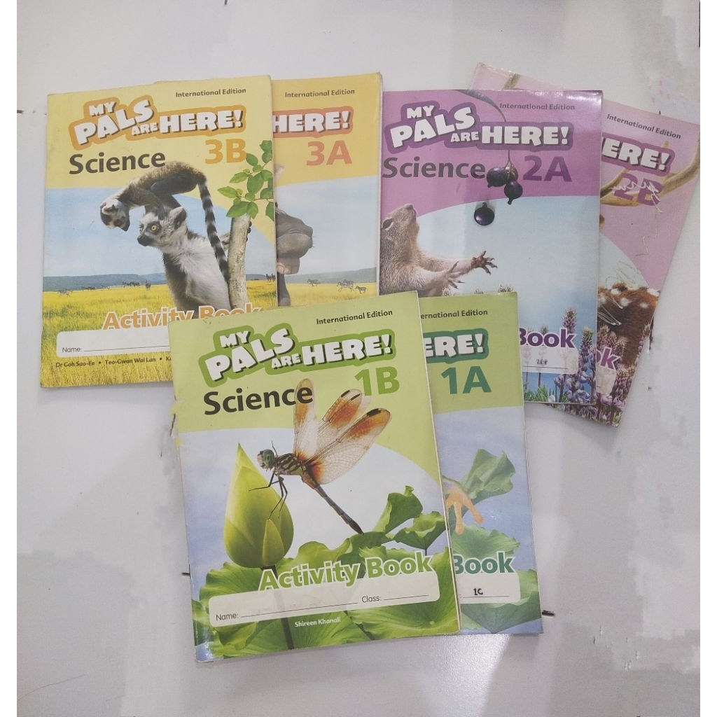 Buku Sekolah BEKAS Asli Ori MY PALS ARE HERE Science ACTIVITY BOOK 1A 1B 2A 2B 3A 3B Marshall Cavend