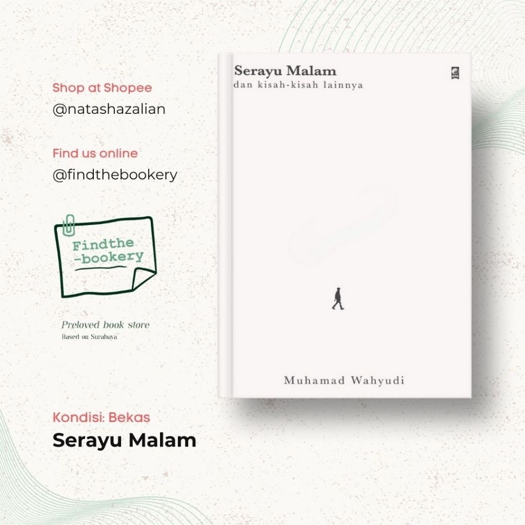 Buku kumpulan cerpen - Serayu Malam (Preloved)