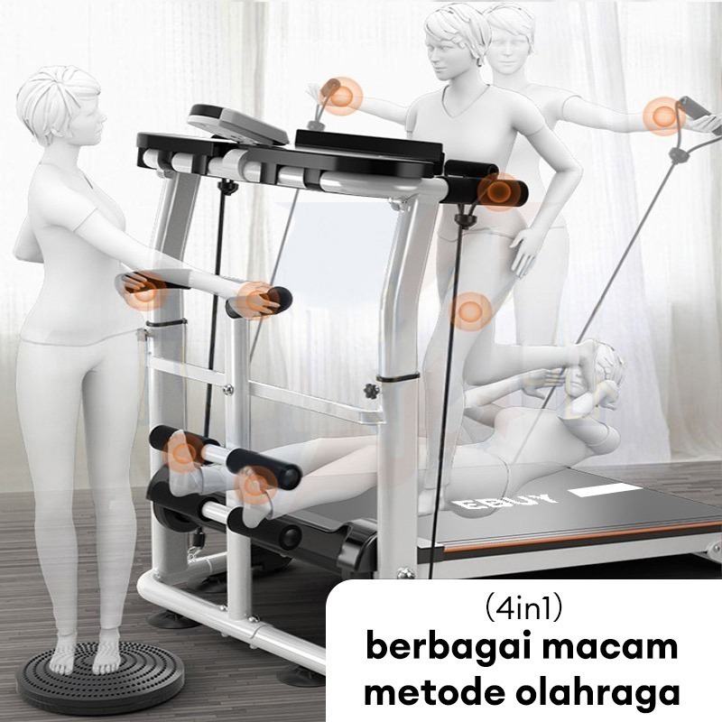 TERBARU Treadmill manual multifungsi 13 IN1 /Lintasan treadmill manual/treadmill manual tanpa