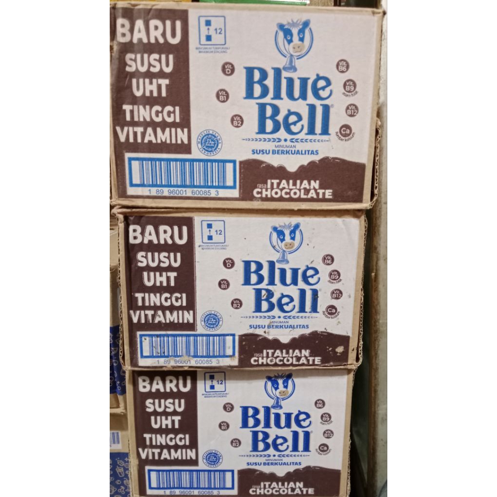 

Blue Bell Susu UHT Italian Chocolate 1 dus 12 botol