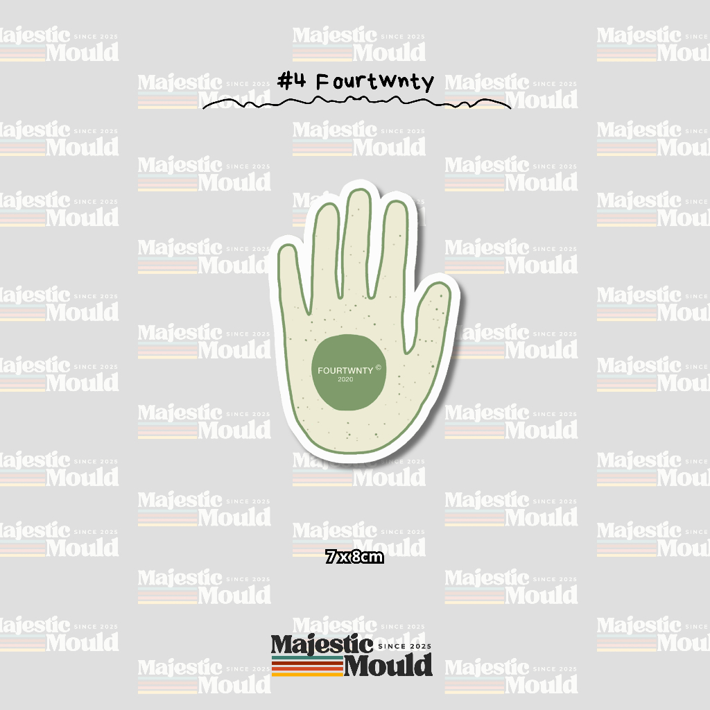 

#4 Fourtwnty – Stiker Band Vinyl Glossy | Tahan Air & Luntur (Laptop/Helm/Tumbler/dan media lainnya)