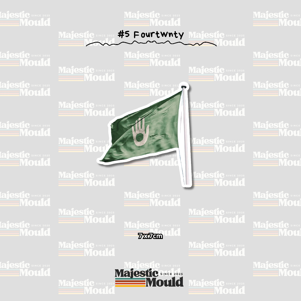 

#5 Fourtwnty – Stiker Band Vinyl Glossy | Tahan Air & Luntur (Laptop/Helm/Tumbler/dan media lainnya)