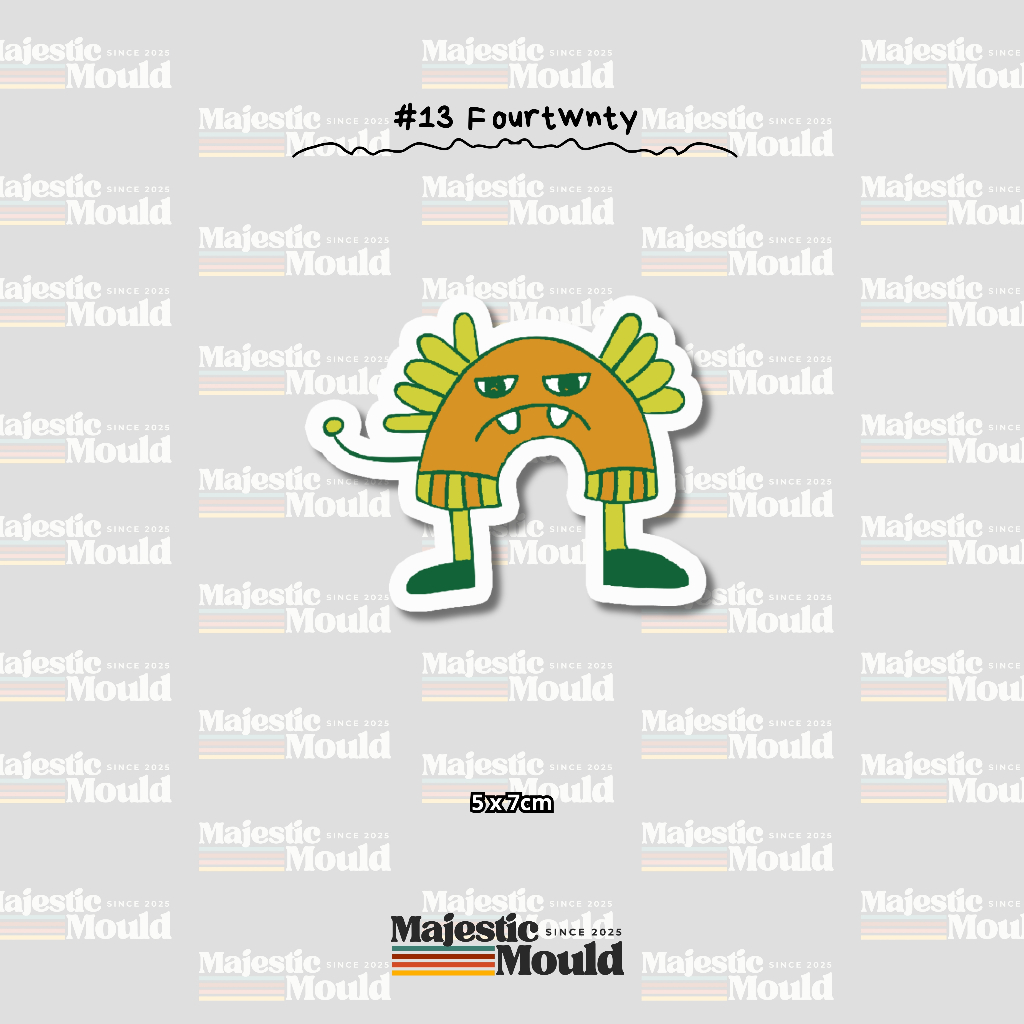 

#13Fourtwnty – Stiker Band Vinyl Glossy | Tahan Air & Luntur (Laptop/Helm/Tumbler/dan media lainnya)