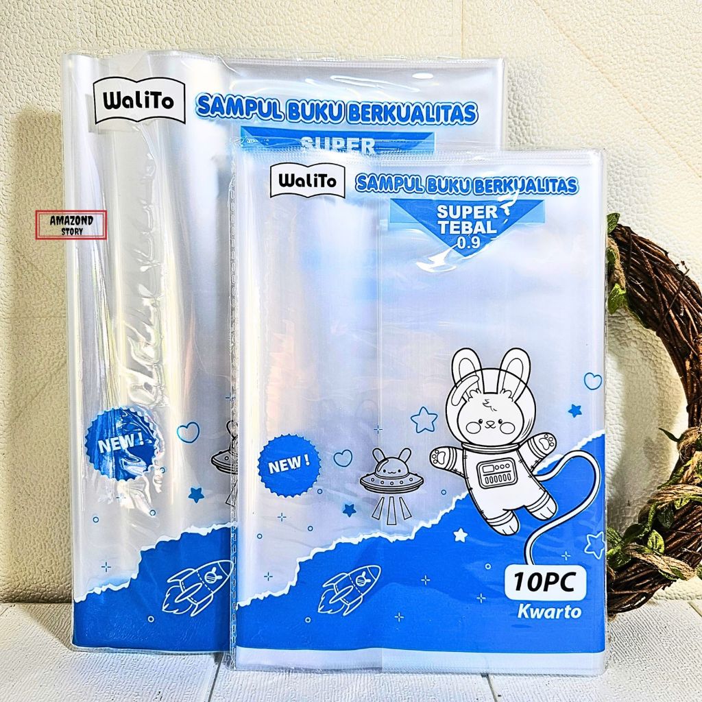 

(10PCS) SAMPUL BUKU PREMIUM WALITO/SAMPUL BUKU TEBAL/SAMPUL BUKU BERKUALITAS/BOXY/KWARTO