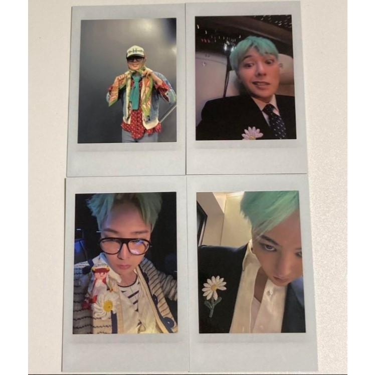 PC G-dragon Photocard Polaroid Gdragon Bigbang G dragon Official [RARE]