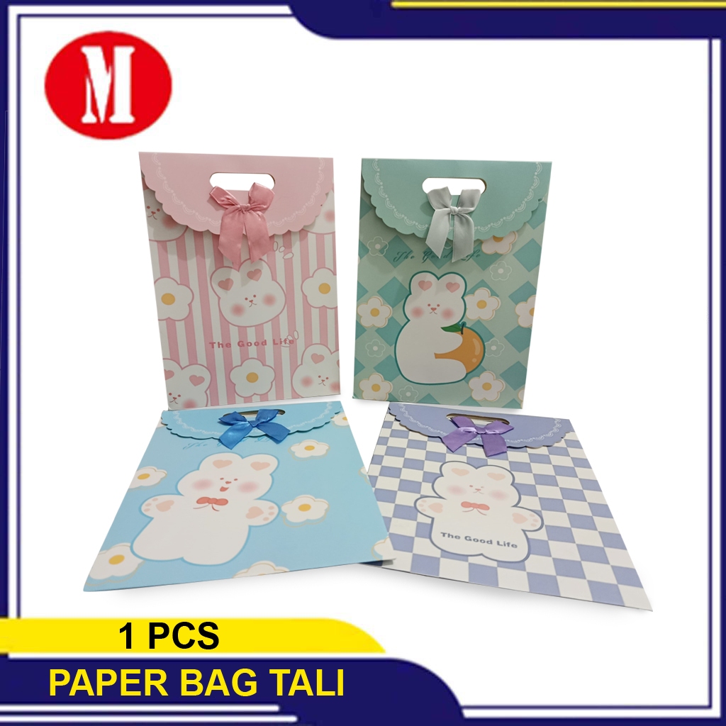 

Paper Bag Pita 32 X 24 X 10,5 CM LY-FD-939-2 PCS RANDOM