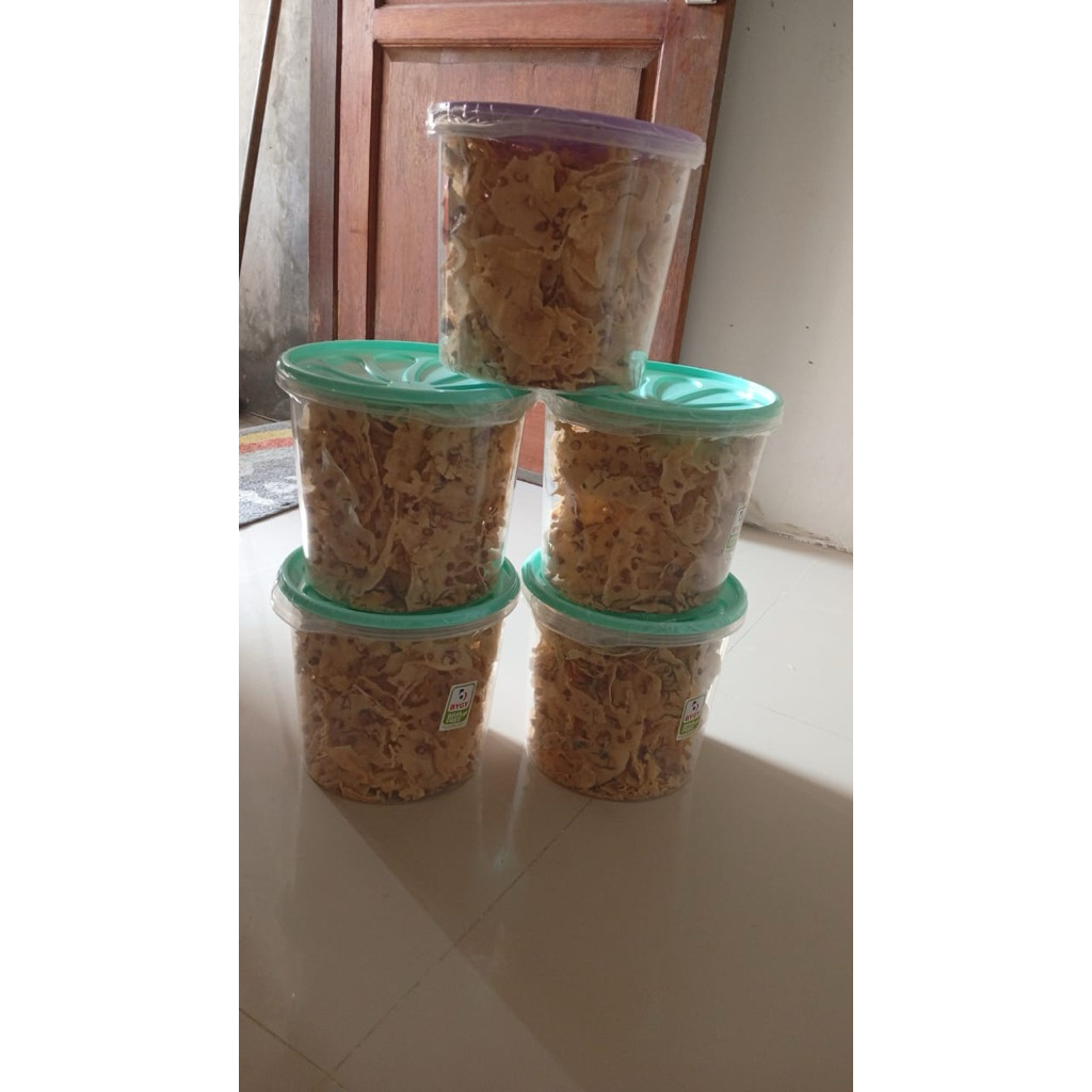 

peyek pesanan 7 toples 5 liter