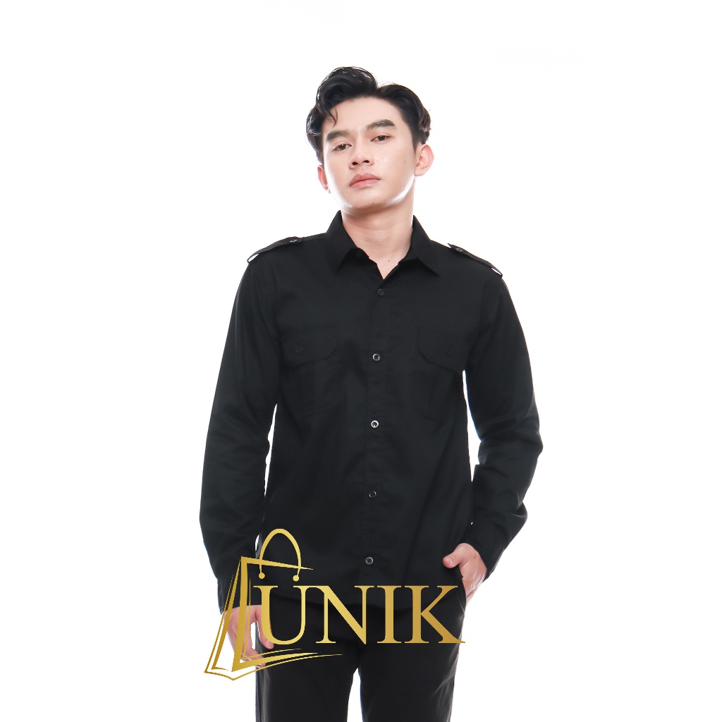 Kemeja PDL Baju PDH Pria Wanita  Baju PDL Seragam Atasan PDL Lapangan Lengan Panjang Kemeja Safari S