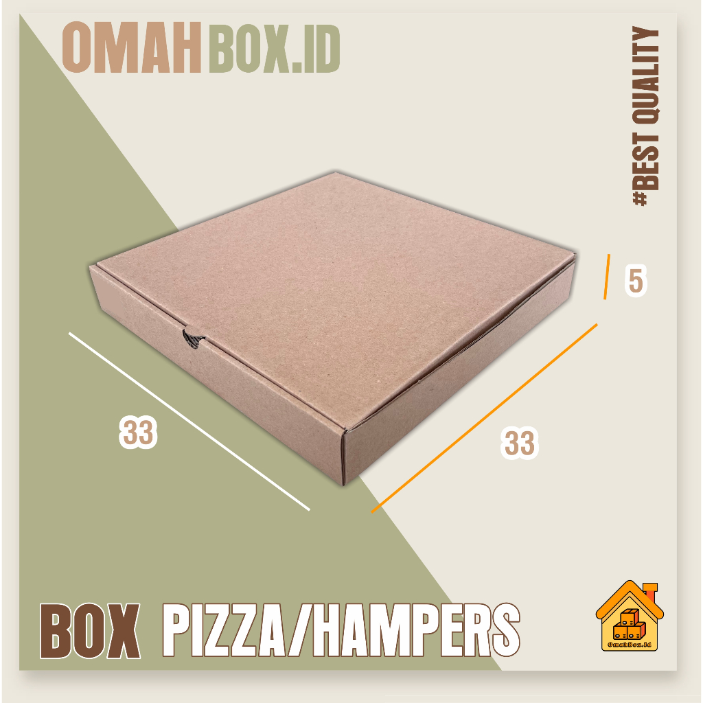 

Box Pizza/Hampers 33x33x5 cm | kardus pizza | box pizza | kemasan pizza | box gift | box hampers | box baju | box kaos | box unik | box murah | Box Gift | Box aksesoris | Box Souvenir | Box Baju | Box Hijab | box Kado | box Hampers warna