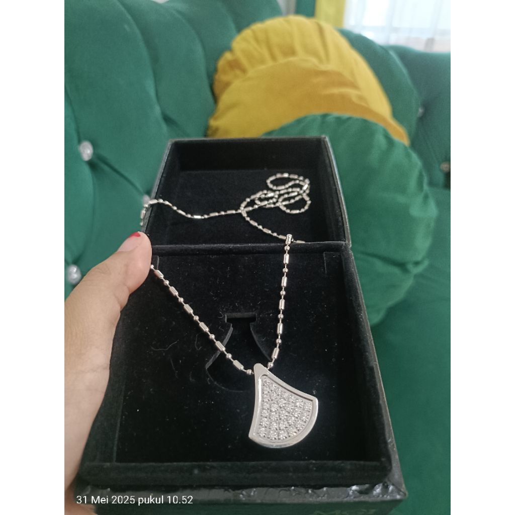 Kalung Lsw Kipas Silver PL ORI Mci
