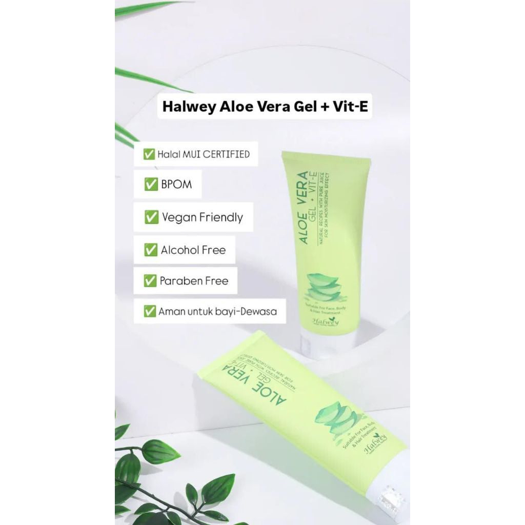 [HALWEY] Aloevera halwey herbal 100 % HALAL