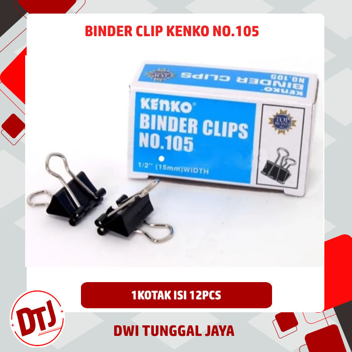 

Binder Clips Kenko No. 105