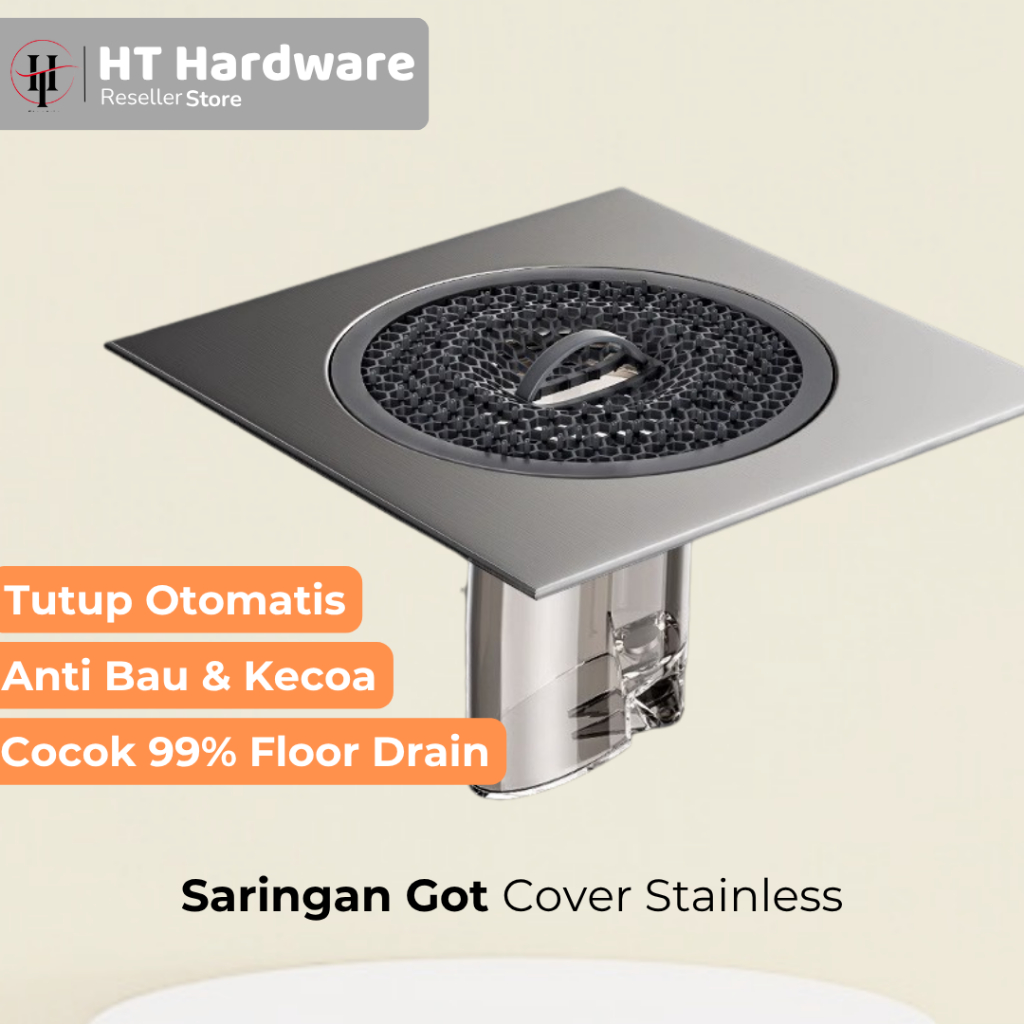 Tutup Saringan Got 304 Stainless Steel Anti Bau Anti Kecoa Floor Drain Dapur/Kamar Mandi