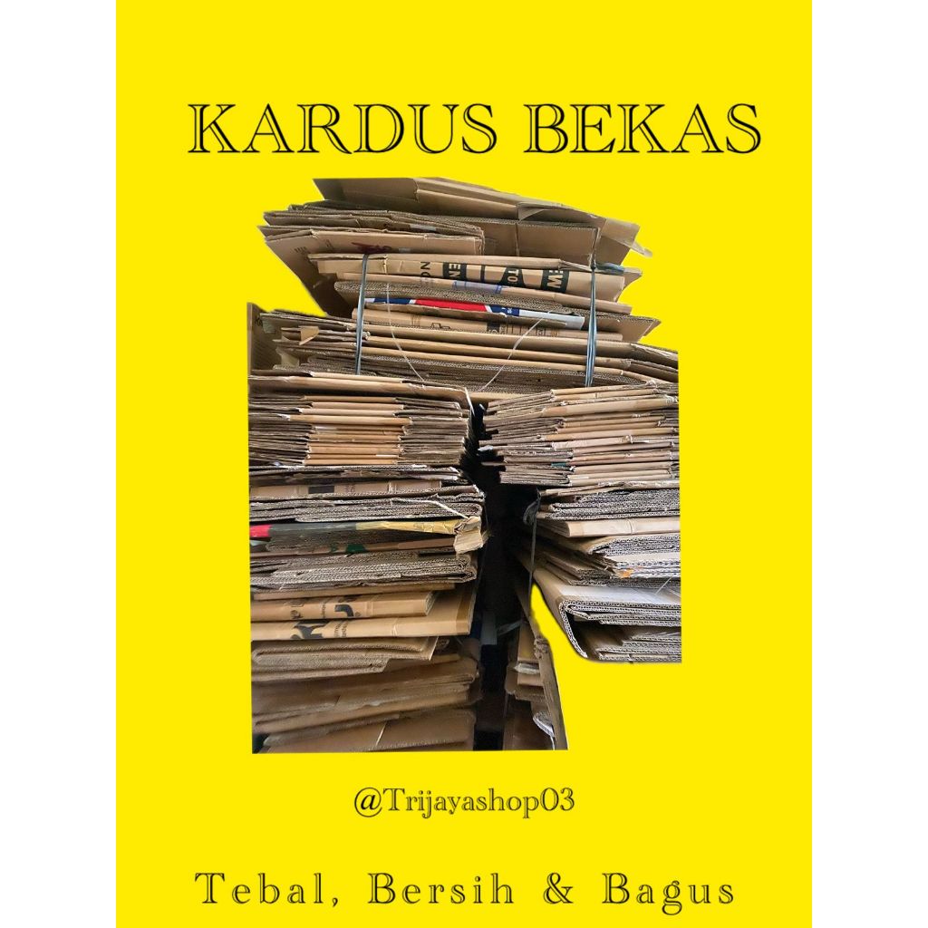 

Kardus bekas tebal per kilo untuk packing paket maupun barang pindahan