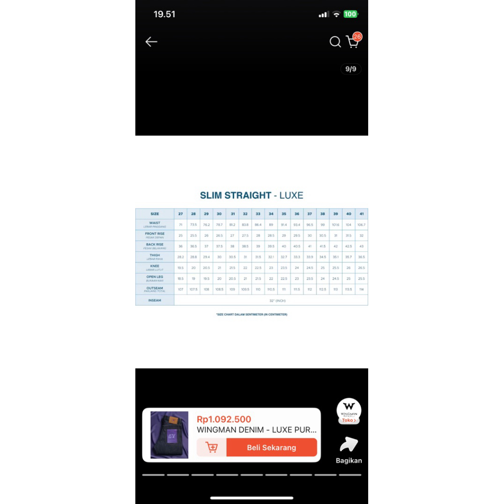 WINGMAN DENIM ARTIKEL LUXE