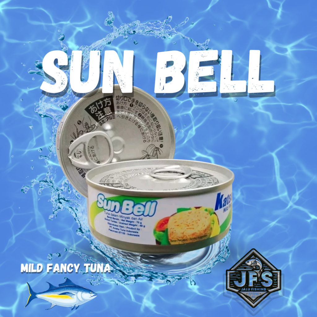 

Sun Bell Katsuo Tuna in Oil Umpan Ikan Kaleng 70gr