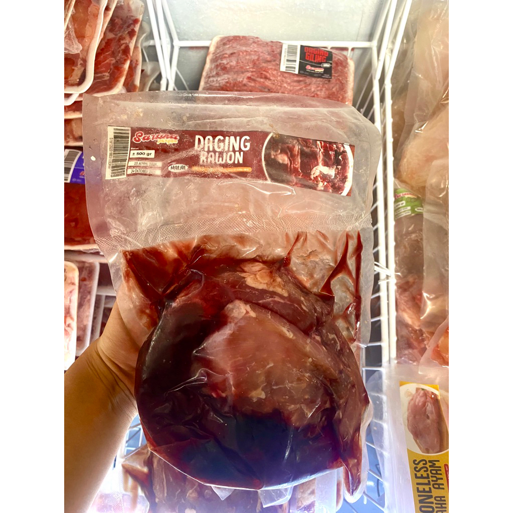 

Daging Rawon mentah 500gr / daging rawon mentah frozen