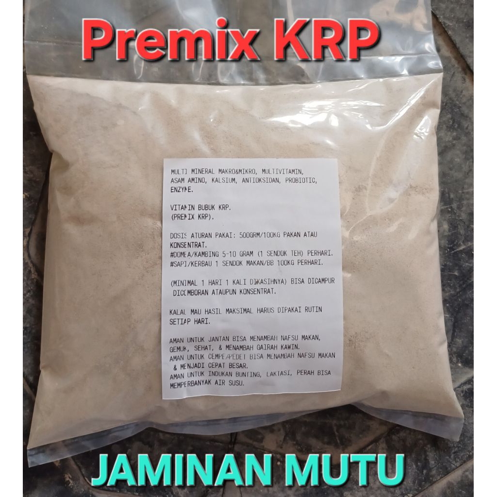 Premix  - Premix krp - Premix sapi - Premix kambing - Premix domba - Premix mineral - Krp - Premix m