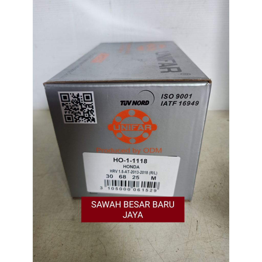 CV JOINT AS RODA LUAR HRV 1500CC MATIC UNIFAR