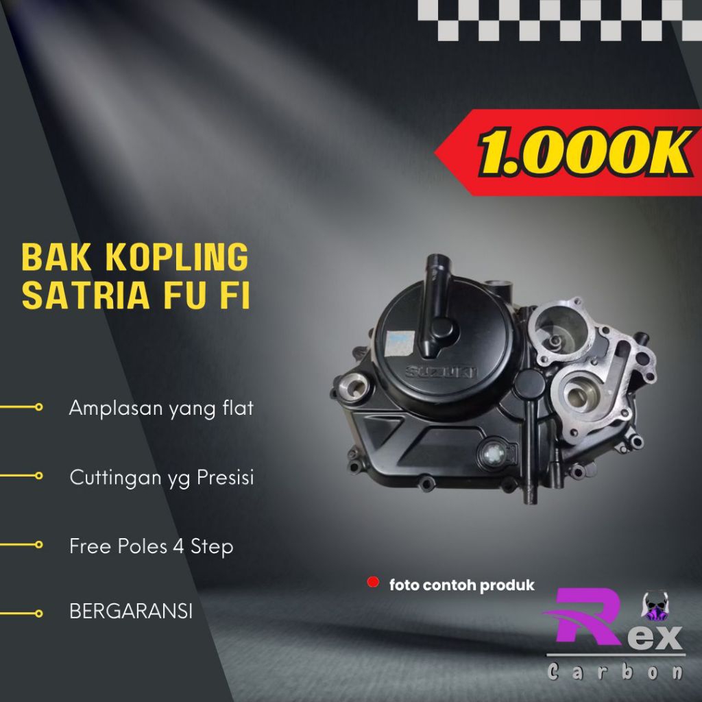 Bak Kopling Satria Fu Fi Carbon Kevlar