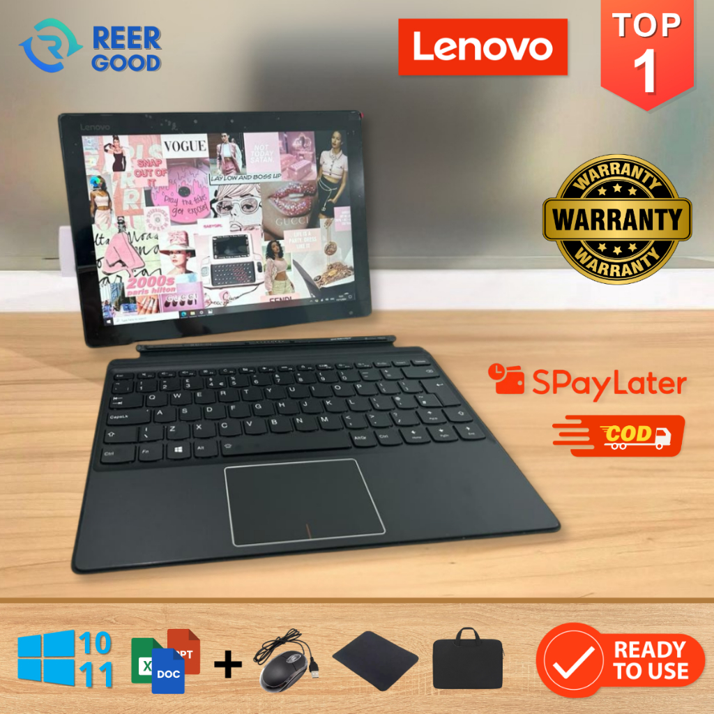 Laptop Lenovo Ideapad miix 720 2in1 I5GEN7 LAPTOP TABLET SECOND BERKUALITAS  BERGARANSI