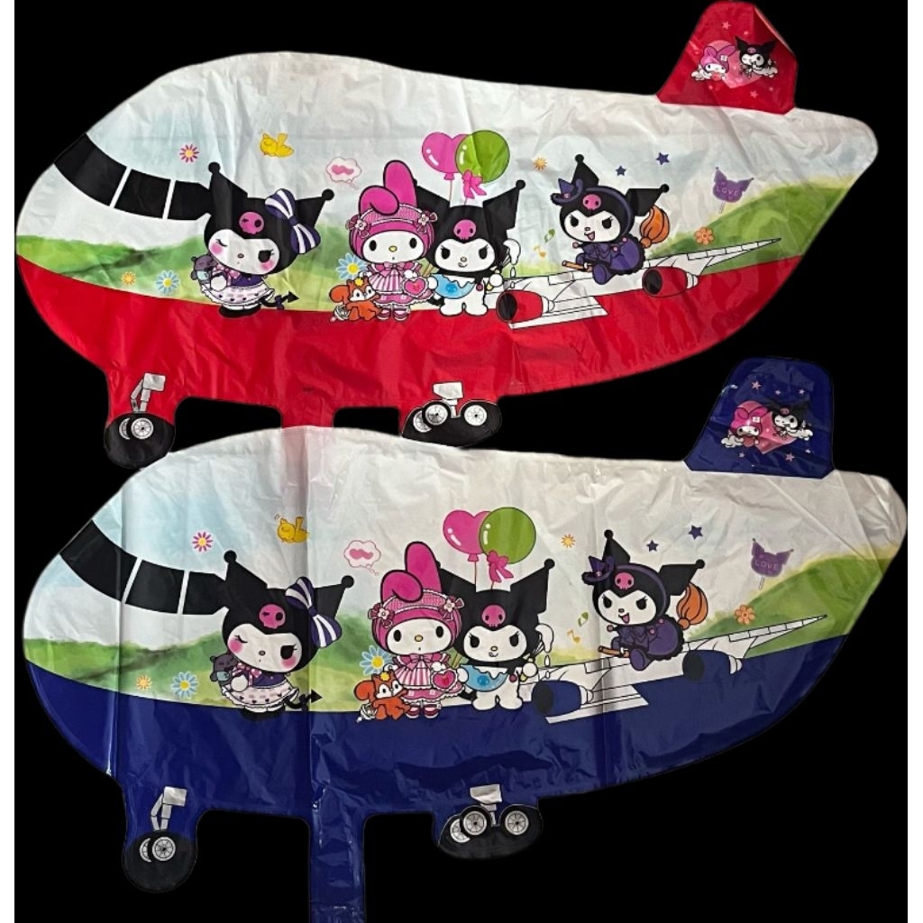 Balon Gas/Foil/Terbang/Karakter Pesawat