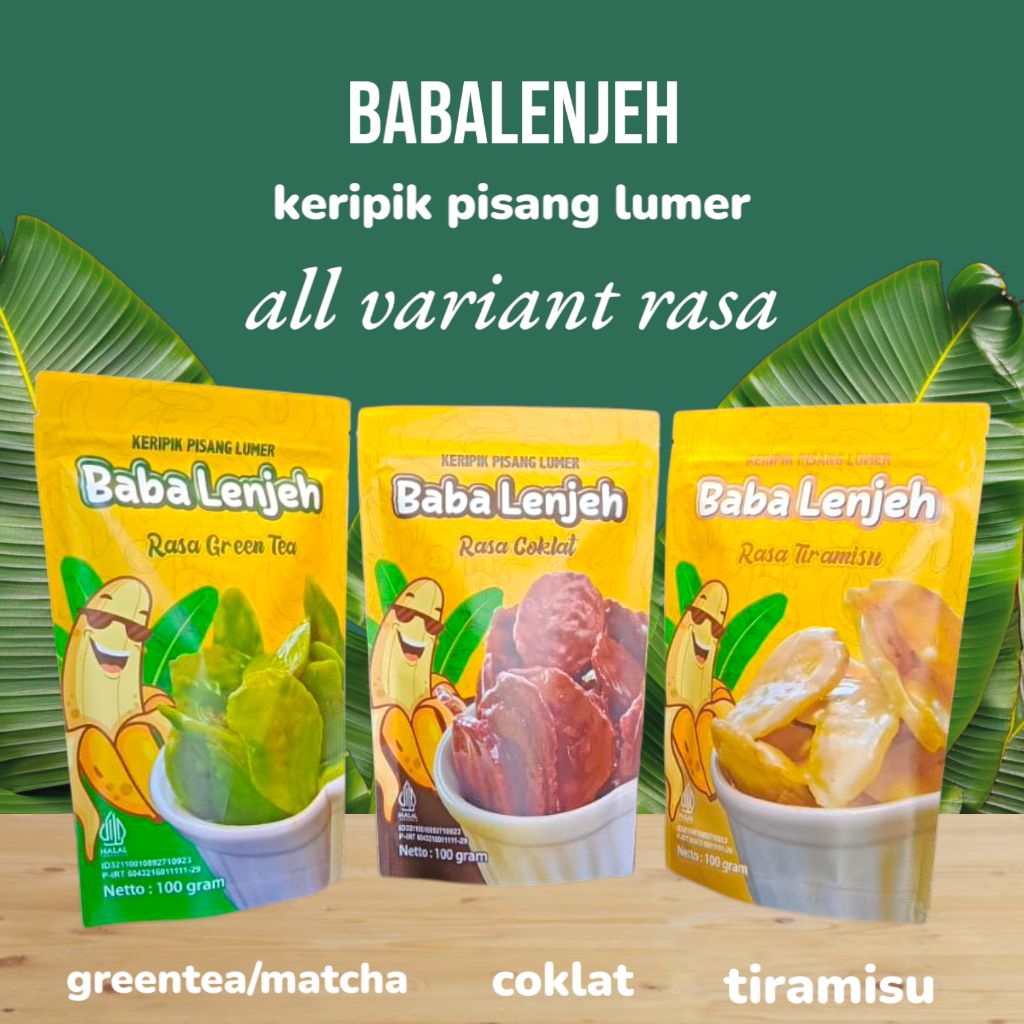 

Keripik pisang lumer 3 varian rasa netto 100g
