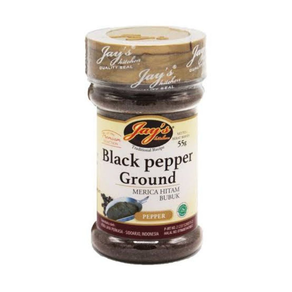 

Jay's Black Pepper Ground 55gr