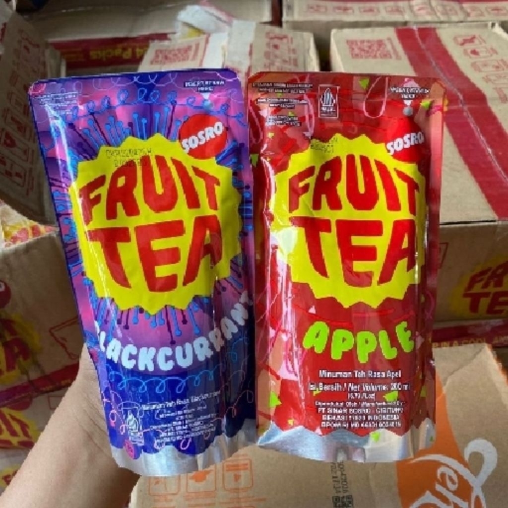 

Fruit Tea Sosro Pouch 200ml - Blackcurrant & Apple