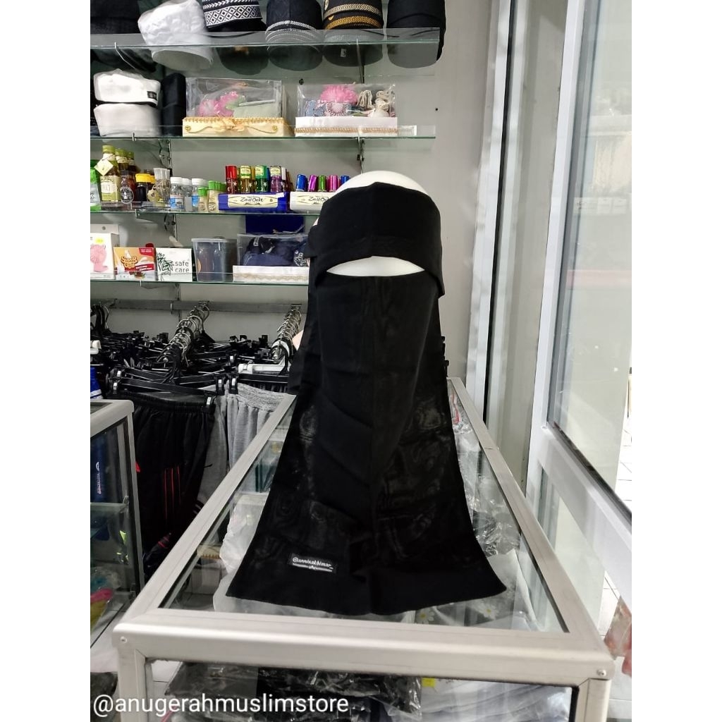 Cadar Bandana Poni anak/Niqob Hidden eyes anak Annisa Khimar