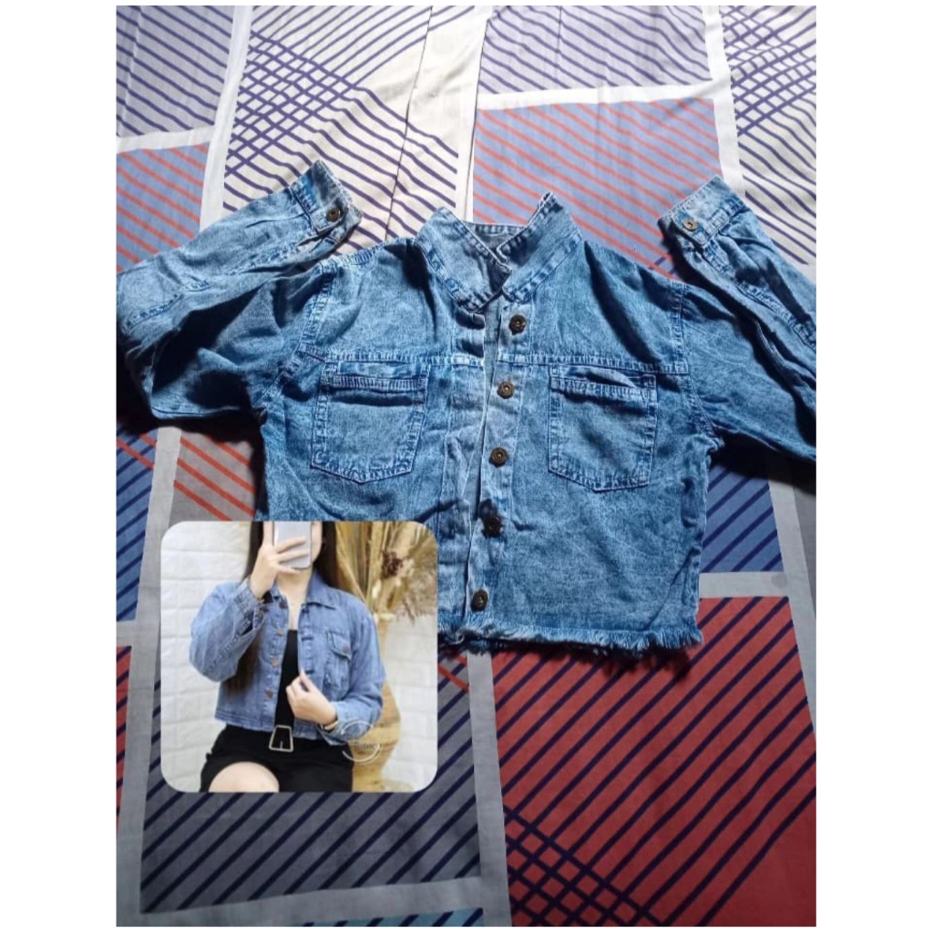 PRELOVED CARDIGAN JEANS WANITA//JEANS//jacket jeans/atasan wanita