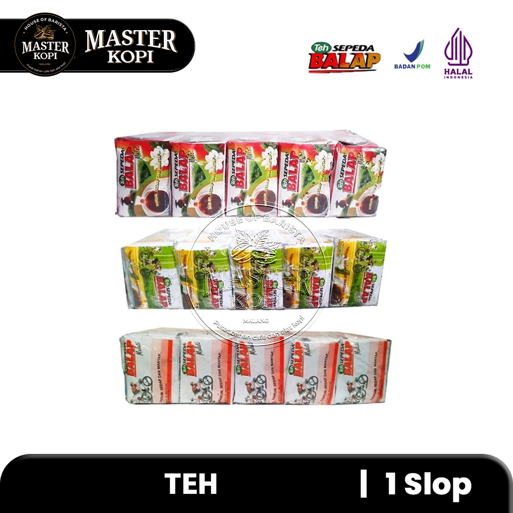 

Teh Sepeda Balap / Teh Melati / Prima / Ekonomis - 1 Slop isi 10pcs
