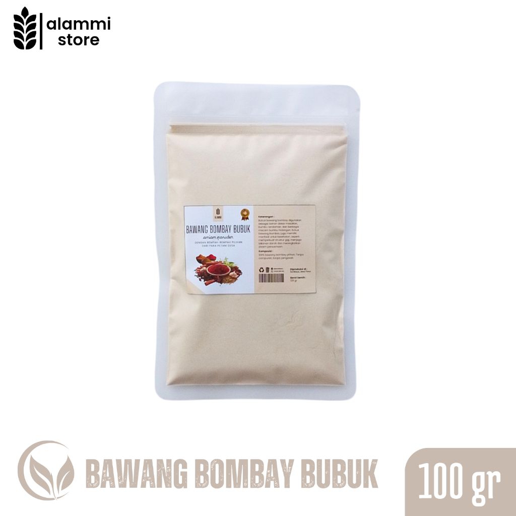 

Bubuk Bawang Bombay Onion Powder 100 gr Tanpa Pengawet Tanpa Campuran Tanpa Msg Rempah - Rempah Spice Powder Untuk Bumbu Masakan