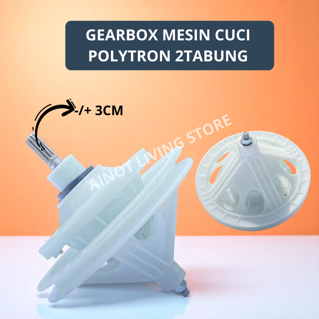 [ALS] Gearbox Mesin cuci Polytron 2 tabung Gerigi 10 - Gearbox Polytron 2 tabung - Gerbox mesin cuci