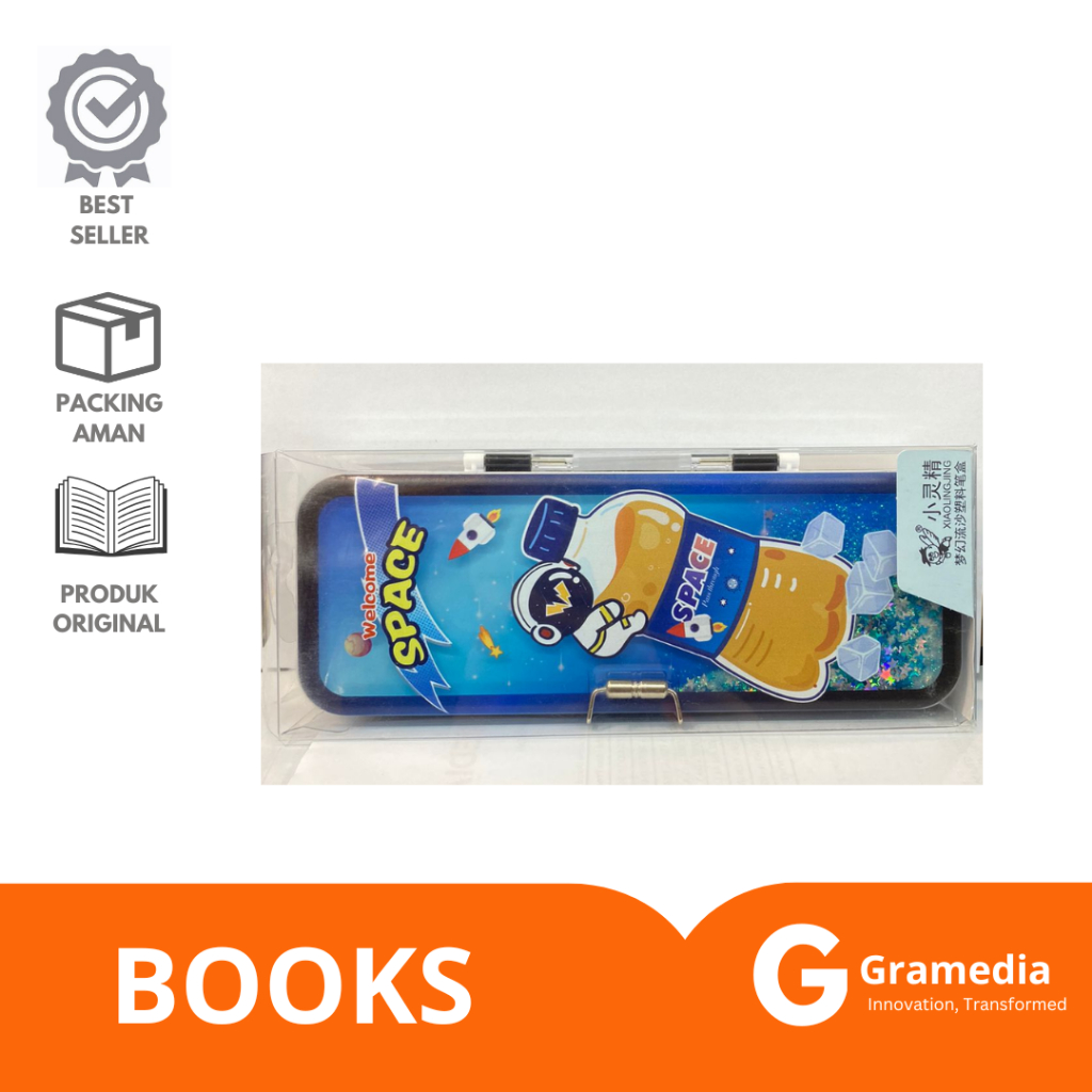 

Gramedia Lampung - Hard pencase blue space as tronaut