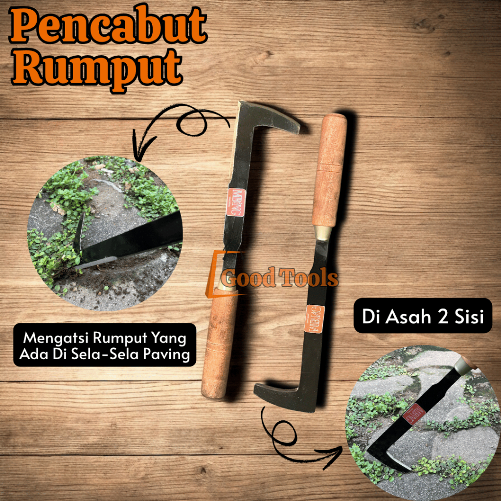 Pencabut Rumput / Mengatasi Rumput Yang Tumbuh Di Sela-Sela Paving