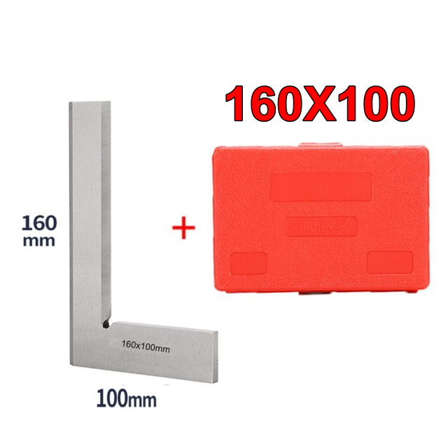 

Siku Baja 160X100 Penggaris Besi 160 X 100 mm Mistar Knife Edge Square