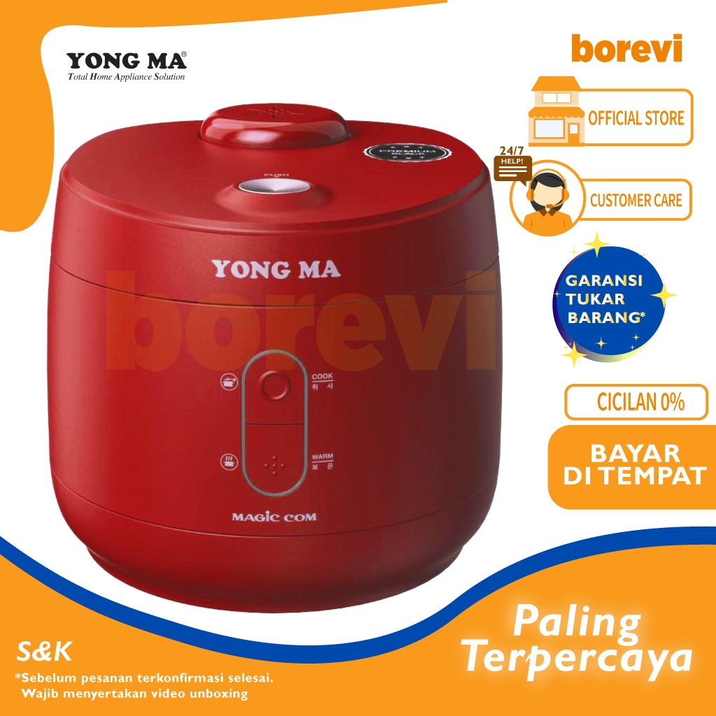 Yong Ma Smc 7083 G R Rice Cooker 1.8 liter Magic Com Smc7083g 7083g Smc7083r 7083r
