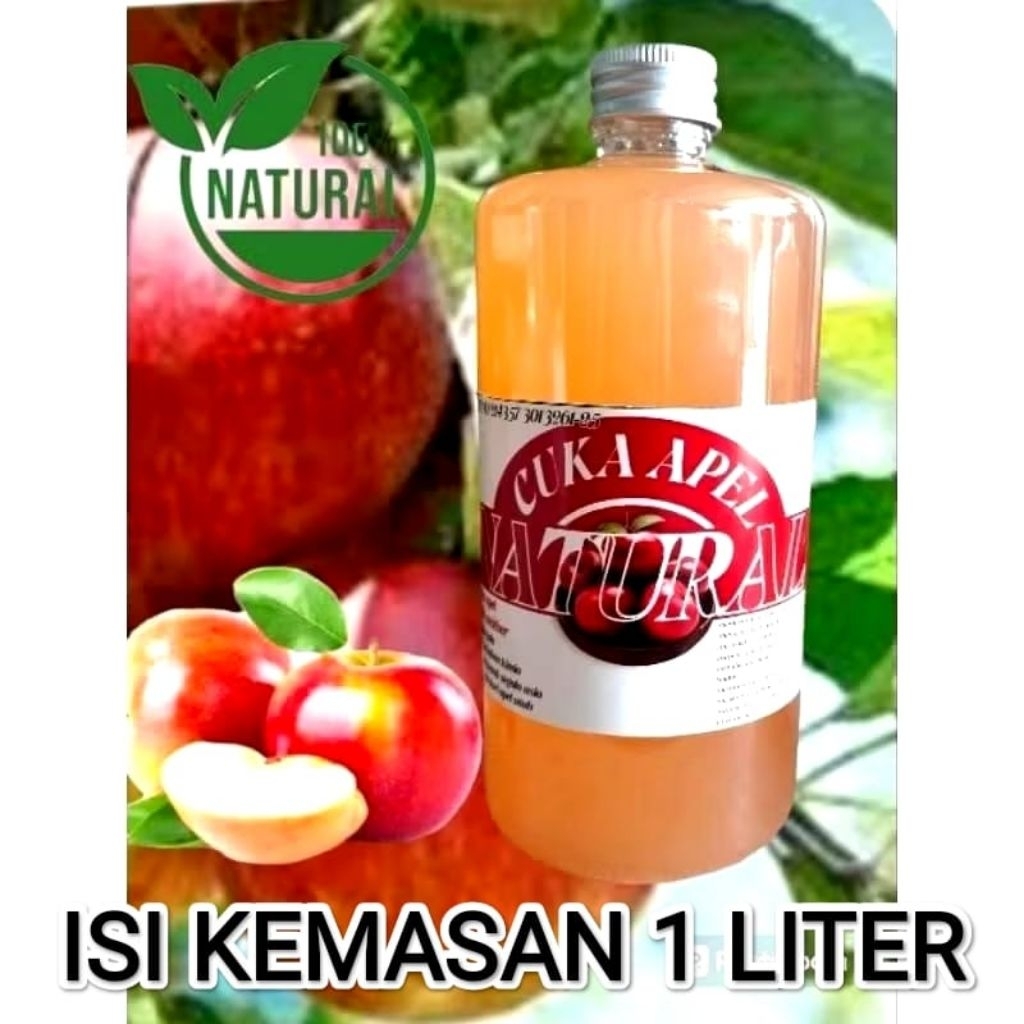 

cuka apel original with mother 1000 ml