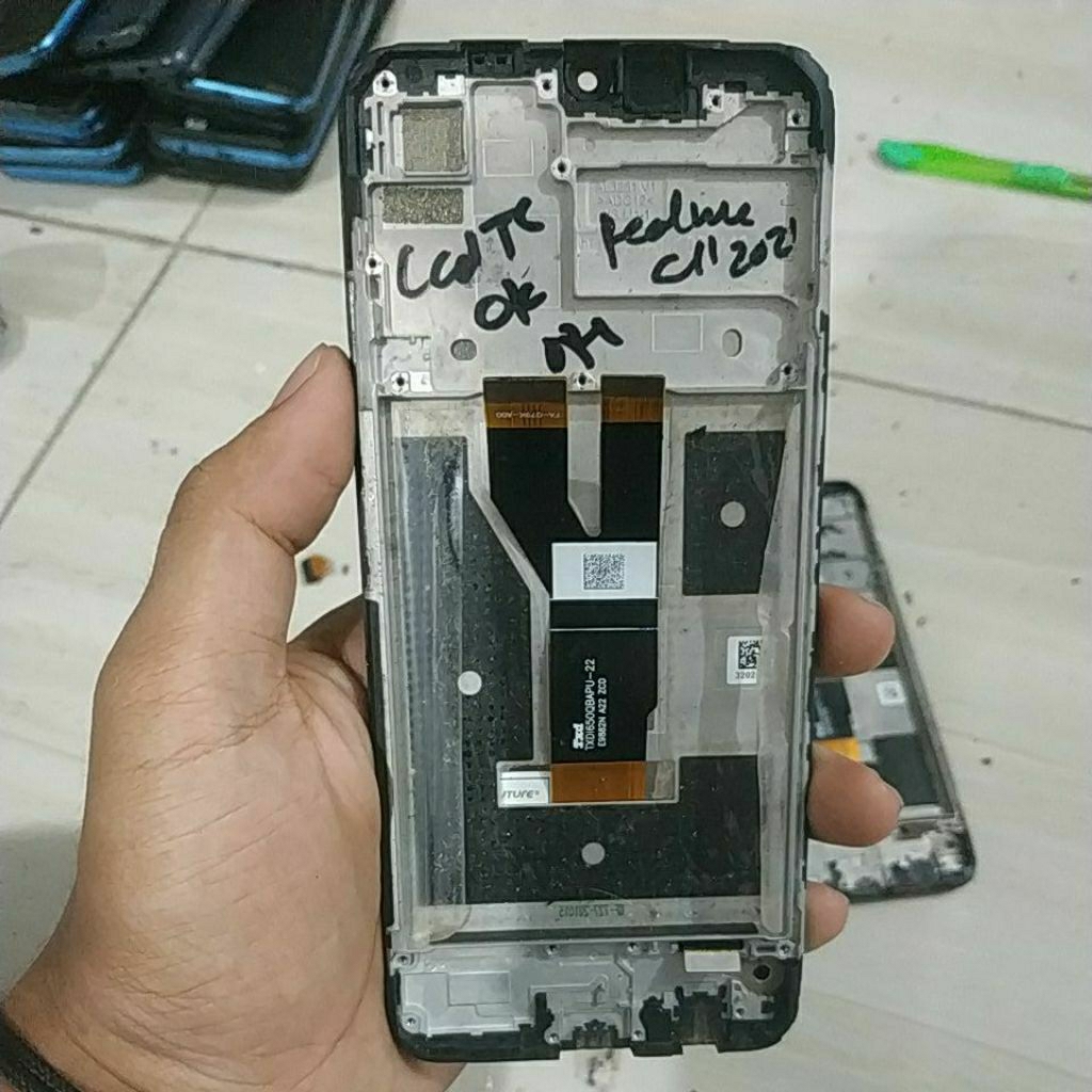 LCD TOUCHSCREEN BEKAS REALME C11 2021