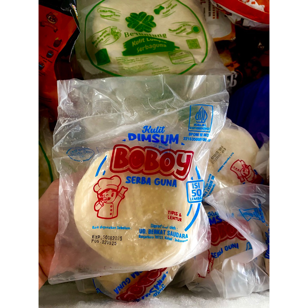 

Kulit Dimsum Boboy isi 50 lembar / kulit dimsum frozen