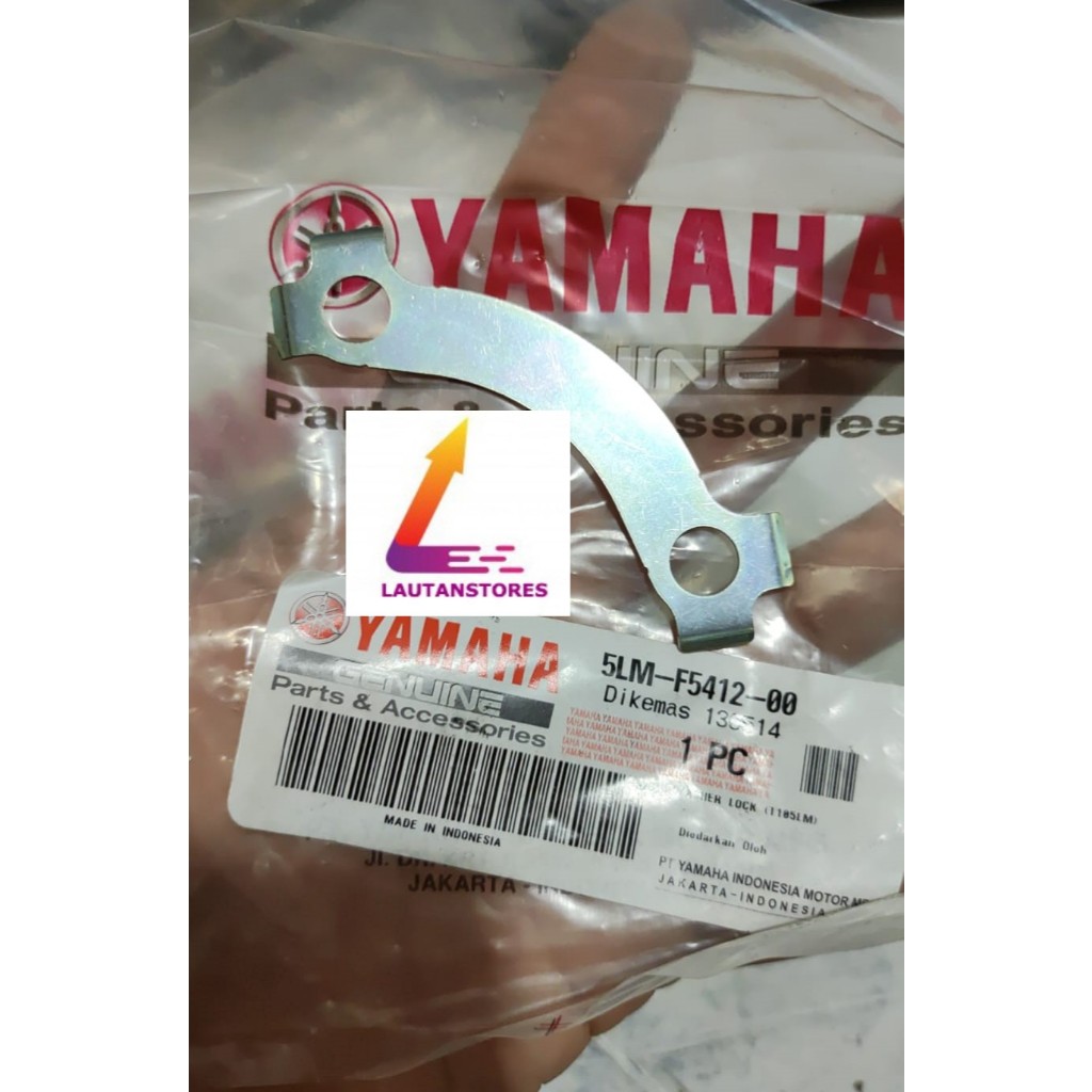 5LM-F5412-00 RING PLAT KLEM GEAR BELAKANG VEGA R JUPZ VEGA FORCE VEGA ZR WASHER LOCK ORIGINAL YAMAHA