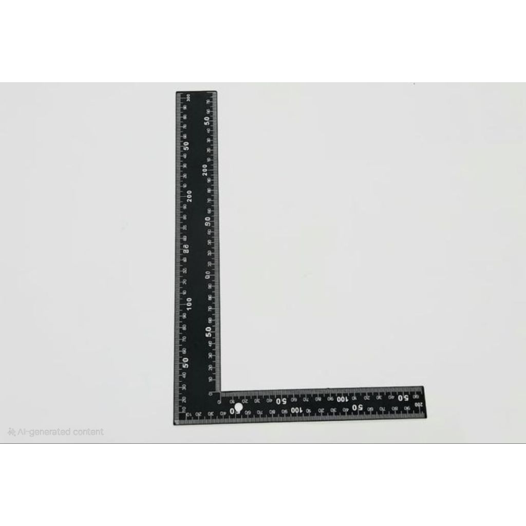 

Penggaris Siku Tukang / Siku Meter/ Carpenter Square 20 x 30 cm ( 8" x 12 ")