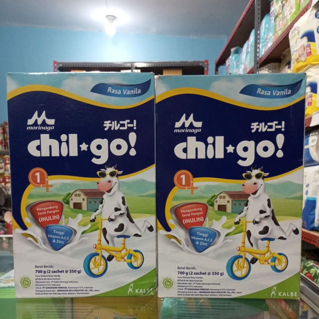 

Morinaga Chil-go Rasa Vanila netto 700gr (2 sachet @350gr)