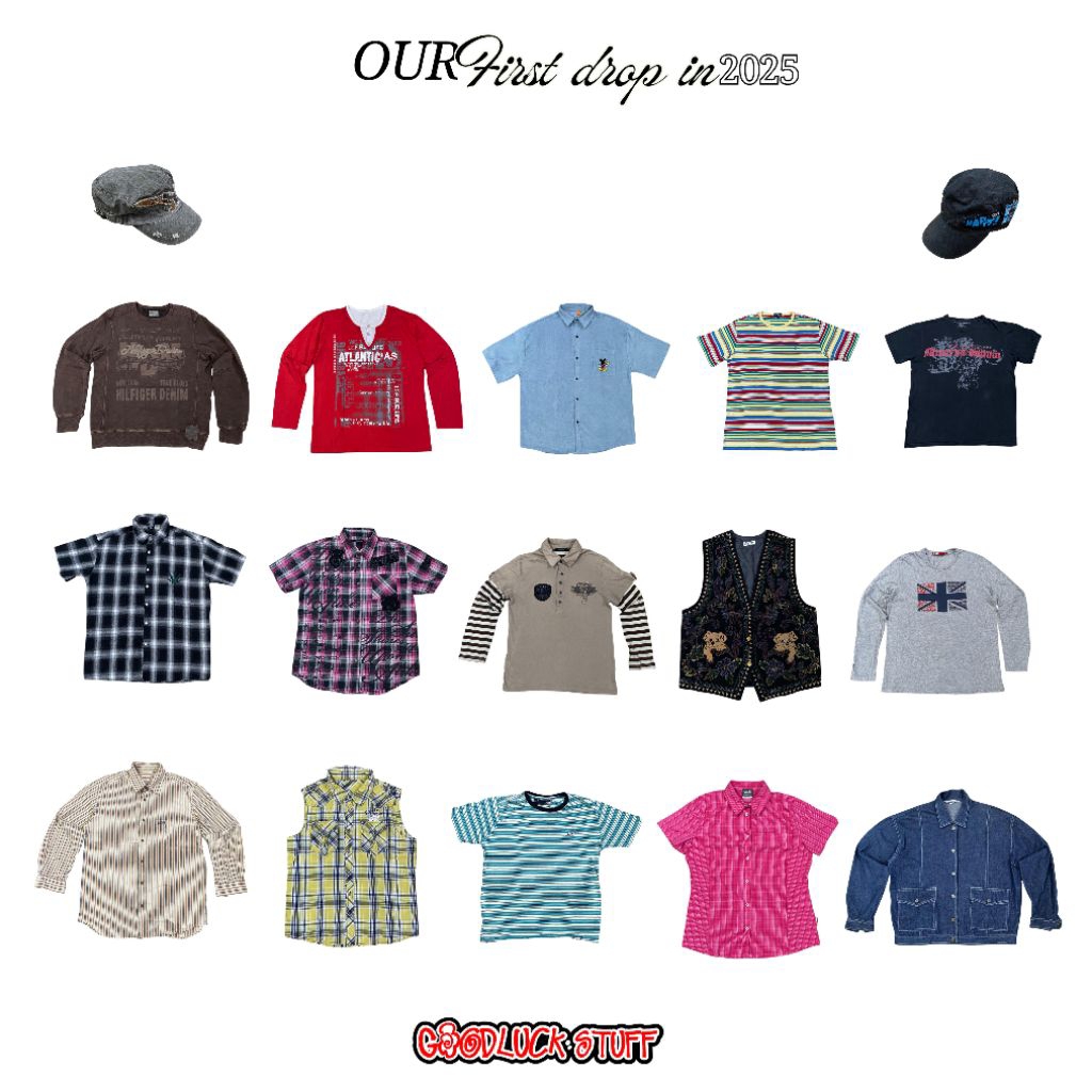 (New batch) pakaian y2k, vintage, gothic, emo, skate