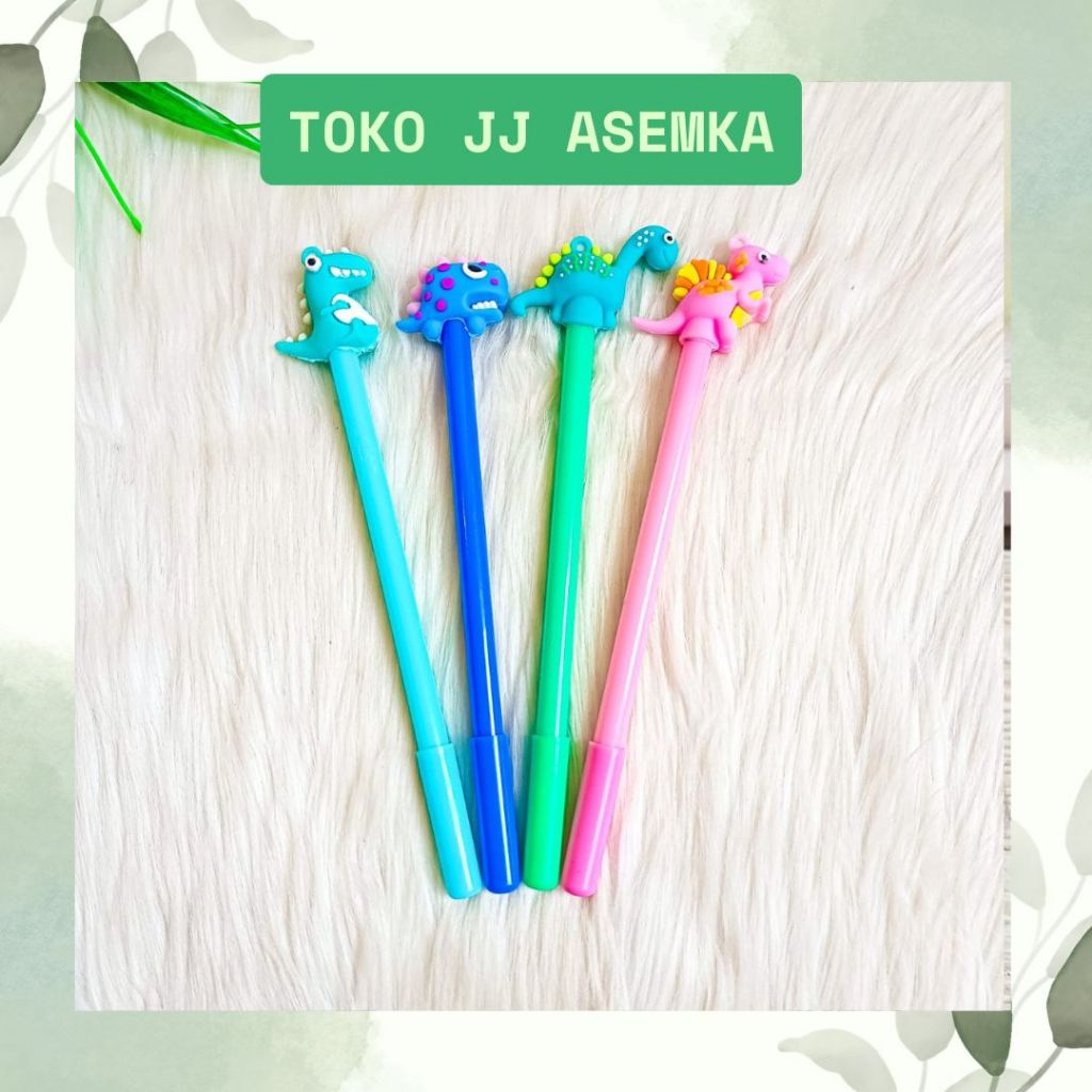

PULPEN GEL DINOSAURUS LUCU UNIK KARAKTER ALAT TULIS SEKOLAH TERMURAH COD