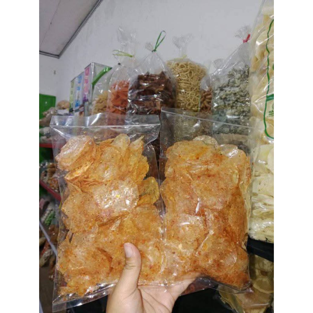 

kripca / kripik kaca pedas