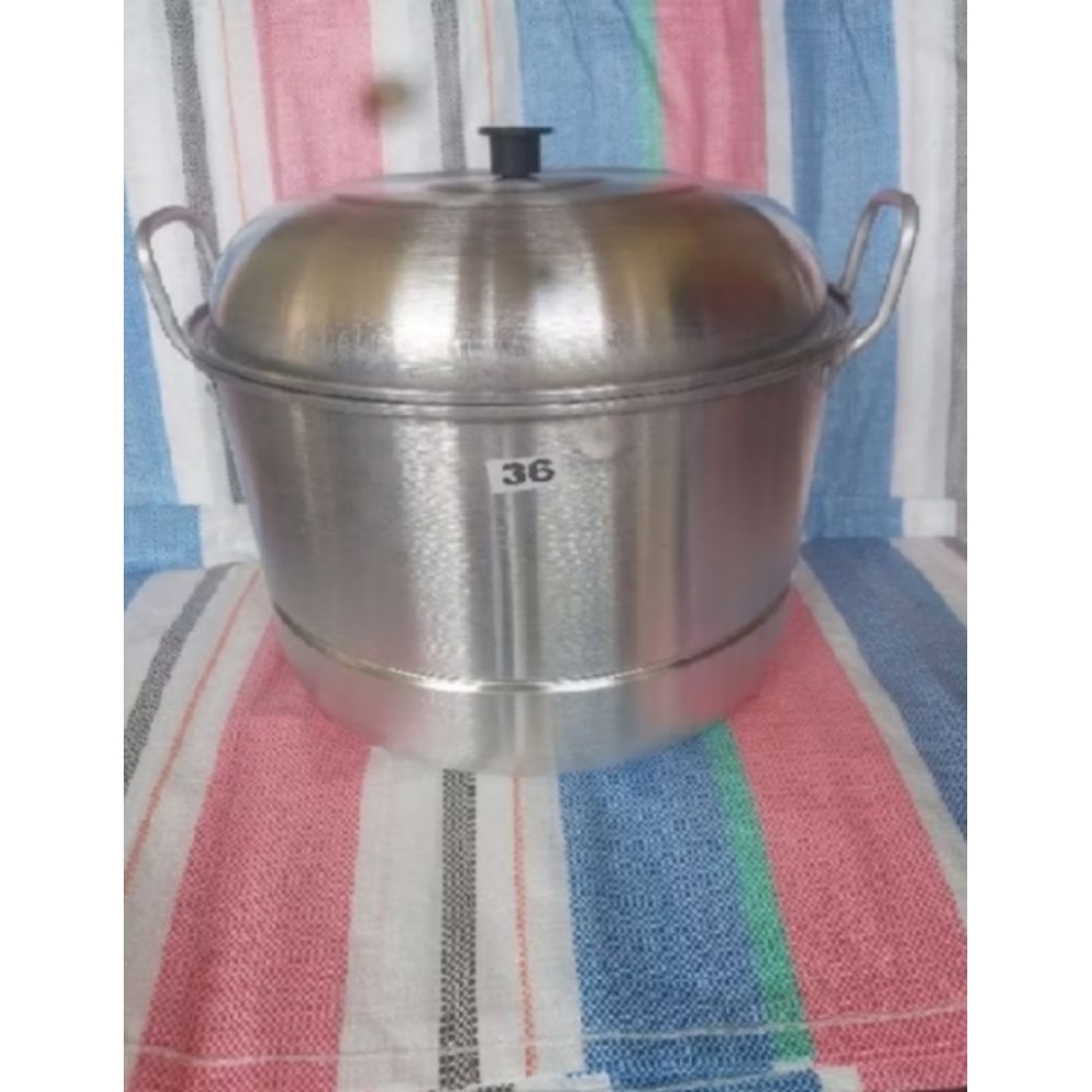dandang memasak nasi/dandang kukusan kue makanan/dandang aluminium hallo no.36