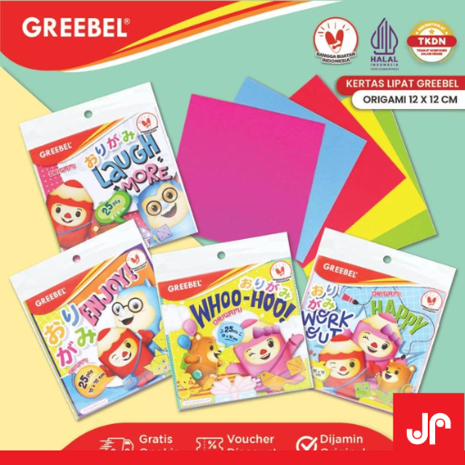 

GREEBEL ORIGAMI UKURAN 12X12 & 18X18 / KERTAS LIPAT / PAPER CRAFT / KERTAS PRAKARYA ANAK / KERTAS KERAJINAN ANAK